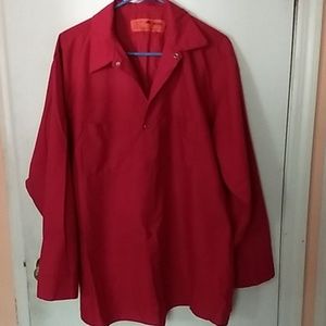Men's work shirt size extra large long-sleeved